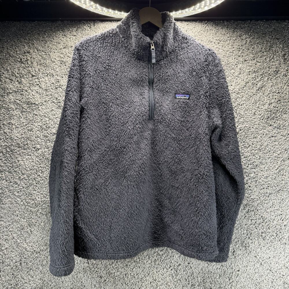 Patagonia Women's Los Gatos 1/4 Zip Fleece Pull over Gray Size XLarge